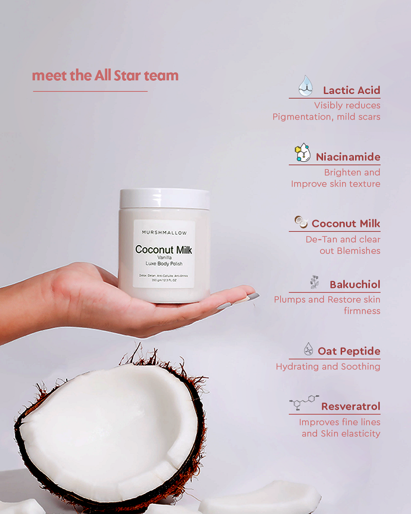 COCONUT MILK & VANILLA BODY POLISH
